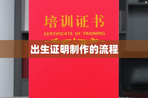 浦东出生证明制作的流程