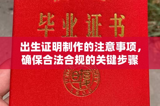 浦东出生证明制作的注意事项，确保合法合规的关键步骤