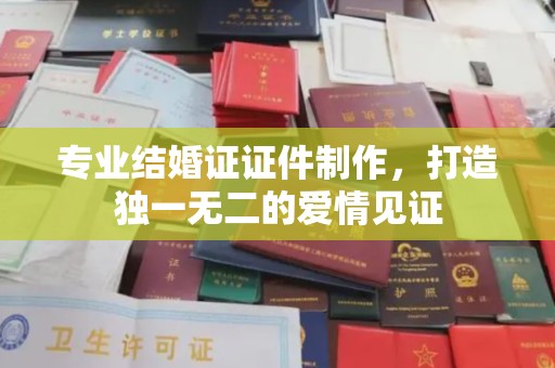 浦东专业结婚证证件制作，打造独一无二的爱情见证