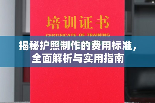 浦东揭秘护照制作的费用标准，全面解析与实用指南