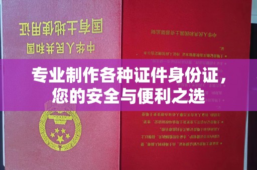 浦东专业制作各种证件身份证，您的安全与便利之选