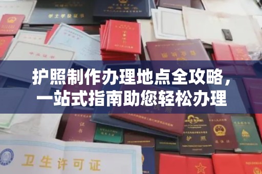 浦东护照制作办理地点全攻略，一站式指南助您轻松办理