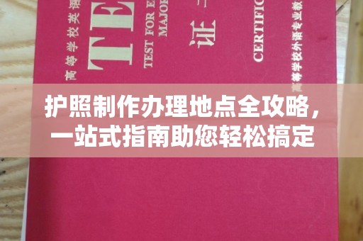 浦东护照制作办理地点全攻略，一站式指南助您轻松搞定
