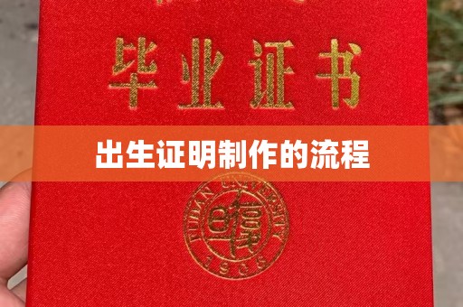 浦东出生证明制作的流程