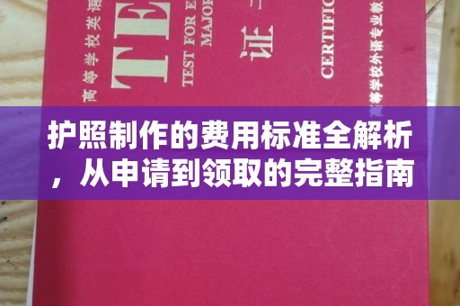 浦东护照制作的费用标准全解析，从申请到领取的完整指南